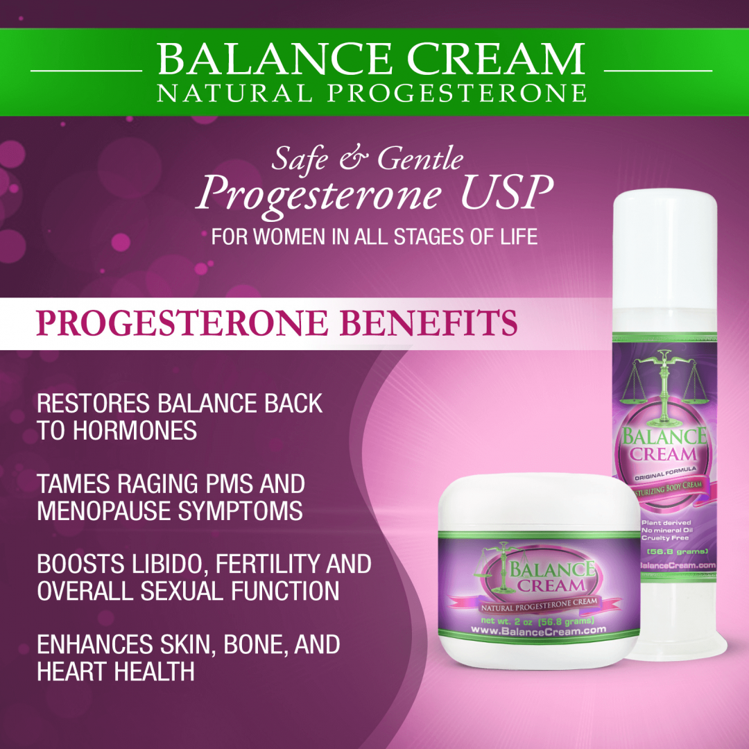 Balance Hormones Naturally with Natural Progesterone Cream